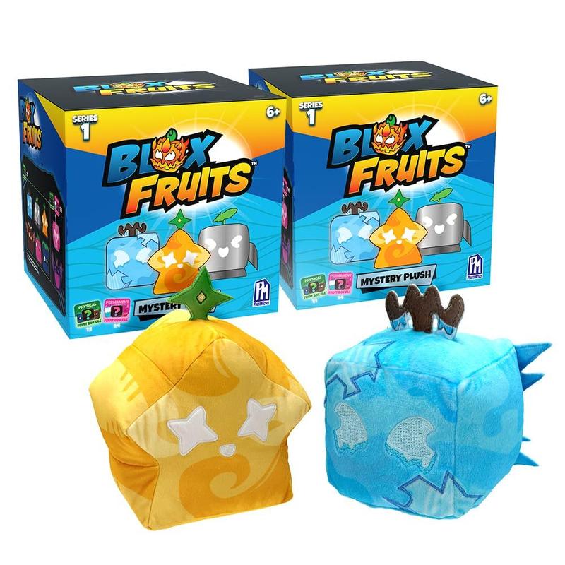 Pelúcias Colecionáveis PhatMojo BLOX FRUITS - Pacote com 2 Frutas